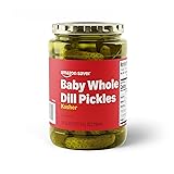 Amazon Saver, Kosher Baby Whole Dill Pickles, 24 Fl