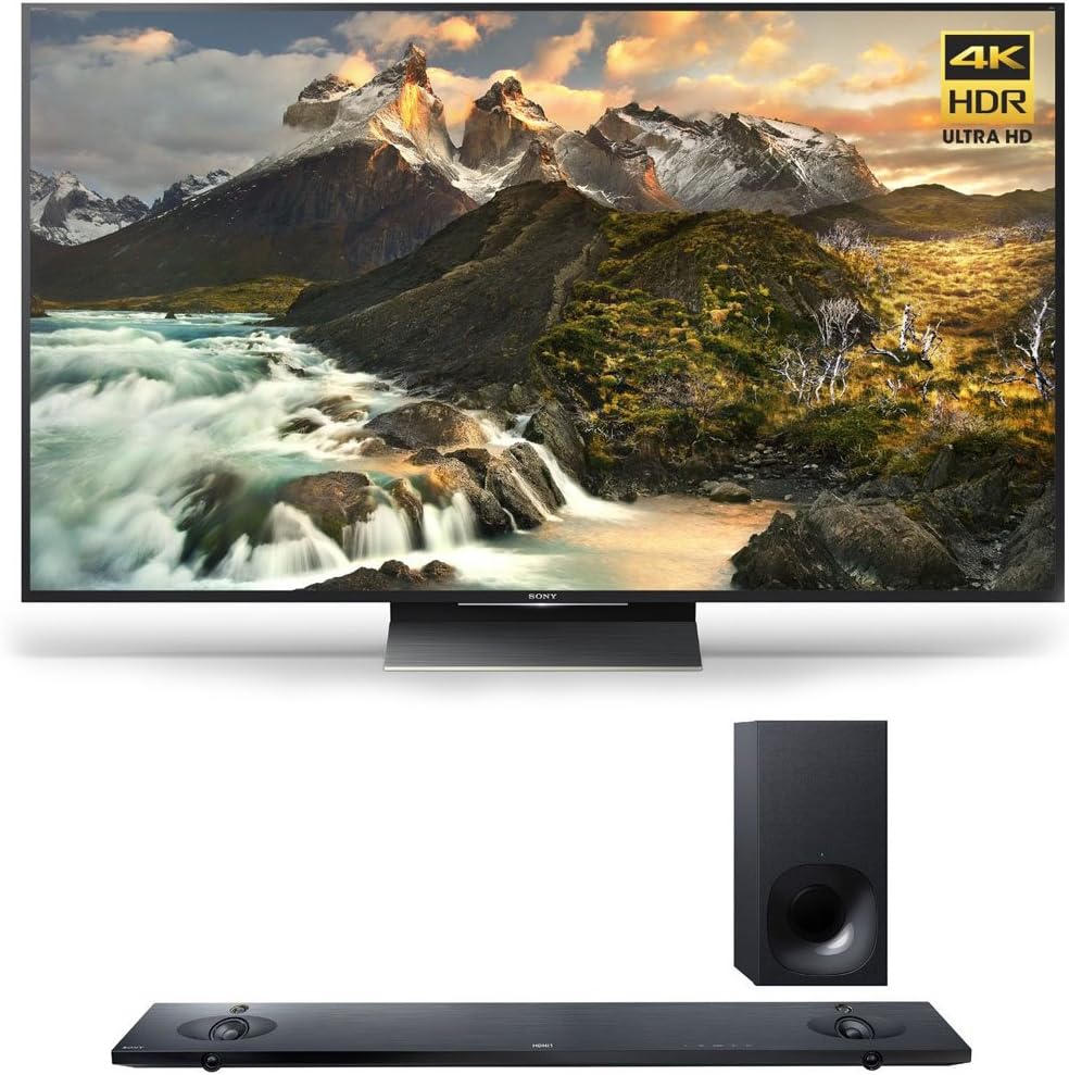 Sony XBR-65Z9D - 65-inch 4K Ultra HD LED TV w/HT-NT5 Sound Bar Bundle Includes TV HT-NT5 Sound Bar with Hi-Res Audio and Wireless Streaming