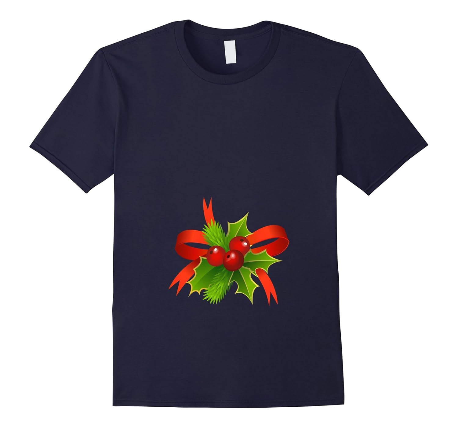 Low Hanging Mistletoe Funny Christmas Xmas T-Shirt-ANZ