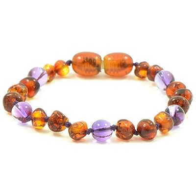 Hand-Made Baltic Amber Teething Bracelet Anklet with Bahrain Ubuy