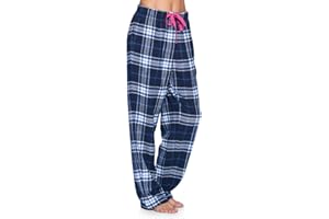 Ashford & Brooks Women's Super Soft Flannel Plaid Pajama Sleep Pants