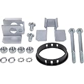 ZTTM 15 Piece Set Padlock Fastener Kit Fit for Delta Jobox | Jobox Lock Kit with O-Rings Clips Nuts and Bolts