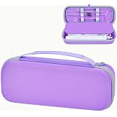 GWCASE Case Compatible with Houzzi/for NuDerma/for Signstek/for APREUTY/for FAZJEUNE/for NewWay Professional Clinical Portable Handheld High Frequency Skin Wand Machine, 6 Neon &amp; Argon Wands-Purple