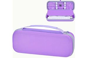 GWCASE Case Compatible with Houzzi/for NuDerma/for Signstek/for APREUTY/for FAZJEUNE/for NewWay Professional Clinical Portable Handheld High Frequency Skin Wand Machine, 6 Neon & Argon Wands-Purple