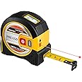 PREXISO 2-in-1 Laser Tape Measure - NOT Digital - 135Ft Laser Measurement Tool & 16Ft Measuring Tape with Auto Lock & Movable Magnetic Hook - Pythagorean, Area, Volume, Ft/Ft+in/in/M Unit-NOT Digital