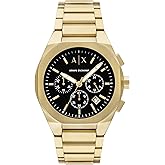 Armani Exchange A|X Chronograph Watch for Men; Men's Watch with Leather, Stainless Steel or Silicone Band