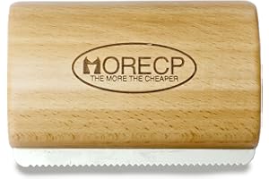 MORECP 4in Deshedding Grooming Tool for Horses, Dogs & Cats, Horses Brush Durable Curry Comb for All Hair Types,Pet Hair Removal Tool