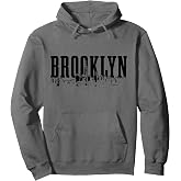 Brooklyn New York City Skyline NYC Vintage NY Pullover Hoodie