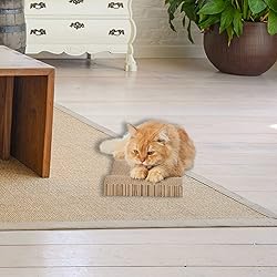 RUBMEOW Cat Scratch Pad Cardboard Scratcher