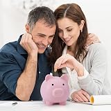 Fuyamp Cute Piggy Bank Pink Child Money Box Keepsake Nursery Decor view 7