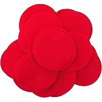 44 Pcs Purple Felt Circle Stickers - 2 Inch Peel & Stick Craft Felt For DIY Projects