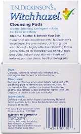 Dickinson's T.N. Hazelets Witch Hazel Pads 60 Ea view 3