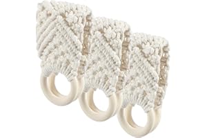 3PCS Hanging Kitchen Dish Towel Holder (Handmade Crochet), Kitchen Towel Hanger Dish Towel Holder Hanging Kitchen Towels Ring