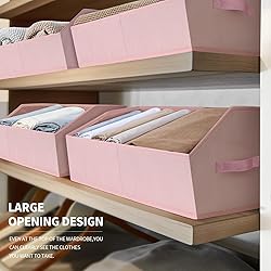 Homsorout Closet Baskets for Shelves Trapezoid