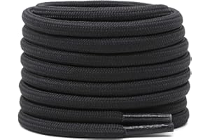 DELELE 2 Pair Thick Round Climbing Shoelaces Hiking Shoe Laces Boot Laces