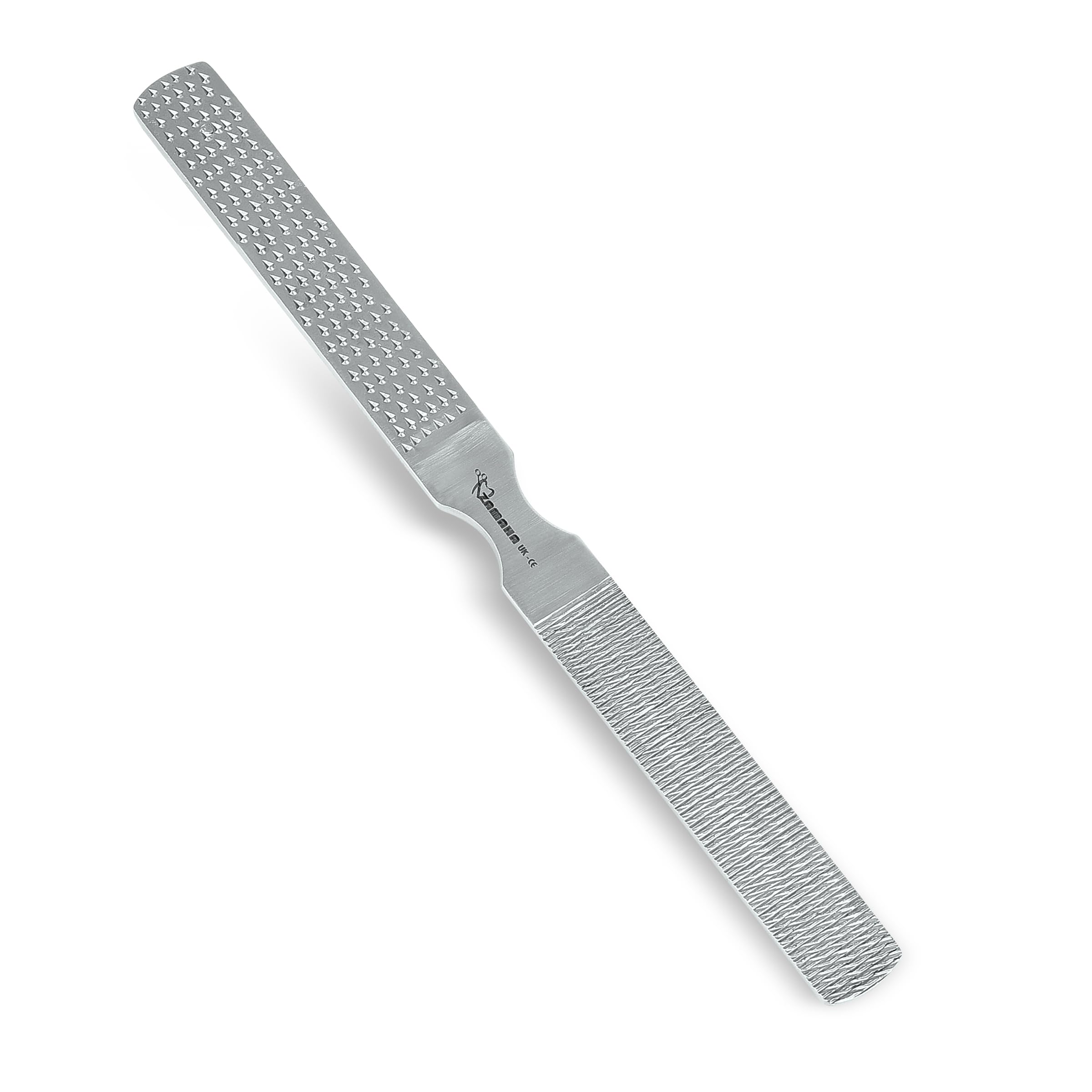 MY AR Store Stainless Steel Foot File, Pedicure, Grooming Foot Skin, Pediatric Foot Care, Double-Sided, 8 inch Long Hard Skin Remover Suitable for Wet & Dry Feet