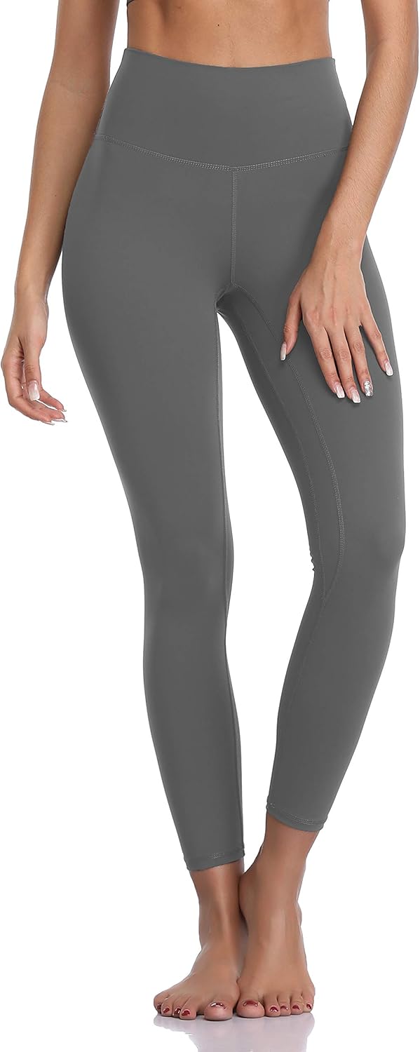 Colorfulkoala Women's Buttery Soft High Waisted Yoga Pants 7/8 Length Leggings: Clothing