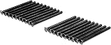 Evoges M3.5 x 50mm Flat Head Machine Screws Black Nickel Pack 20 view 7