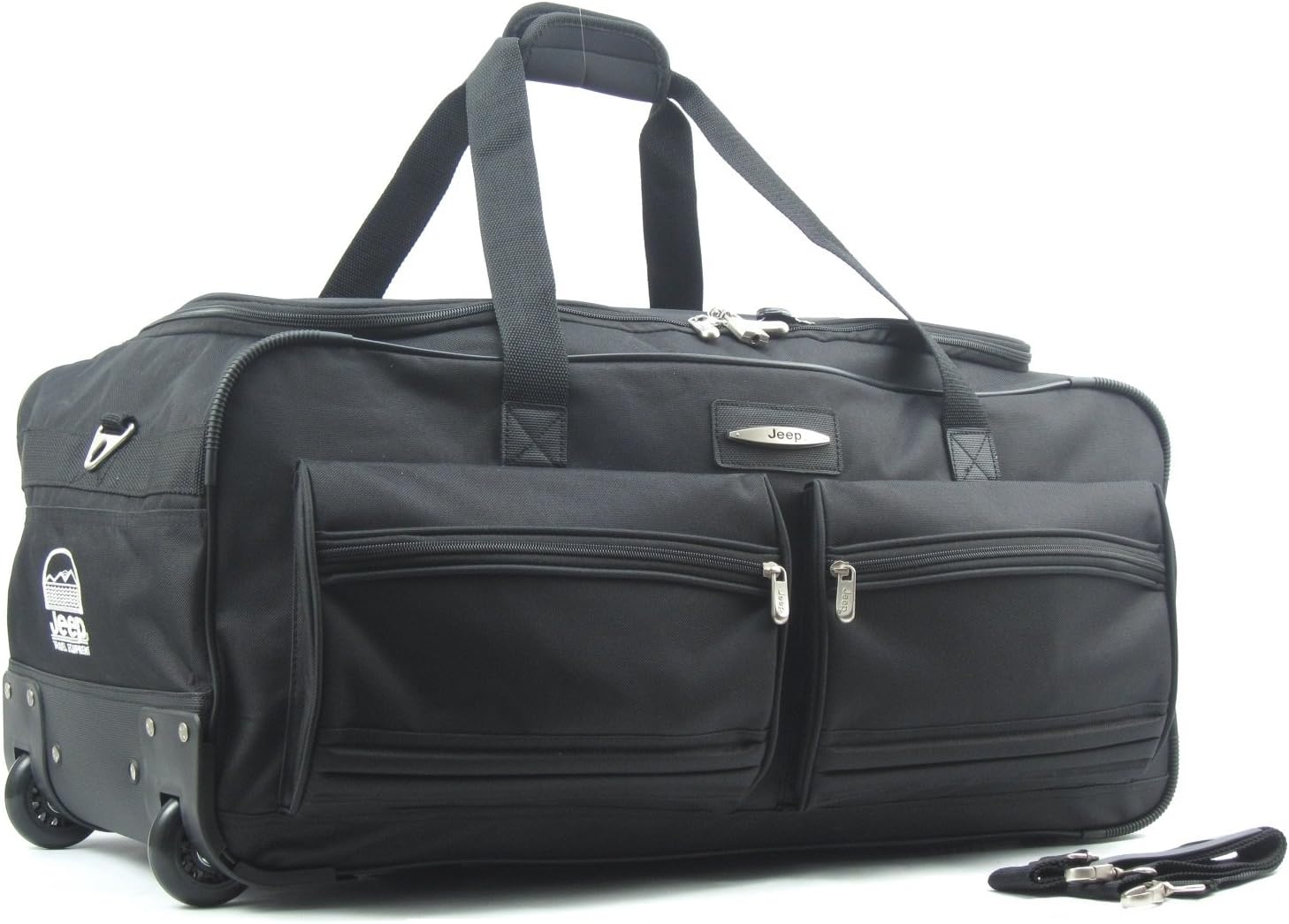 Adults Jeep Extra Large Wheeled holdall 31 Inch[Black] Amazon.co.uk Luggage