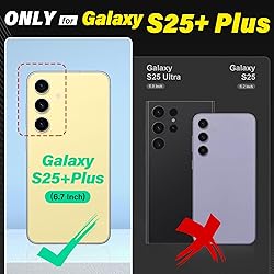 TUCCH Wallet Case for Galaxy S25 Plus 5G with [TPU