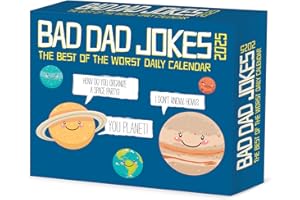 Willow Creek Press Bad Dad Jokes Daily 2025 Box/Desk Calendar (5.86" x 4.72")