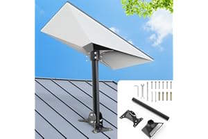 Starlink Roof Mount Gen 3, 180° Adjustable Starlink Pivot Mount, Heavy Duty Starlink Pole Mount with Starlink Gen 3 Pipe Adap
