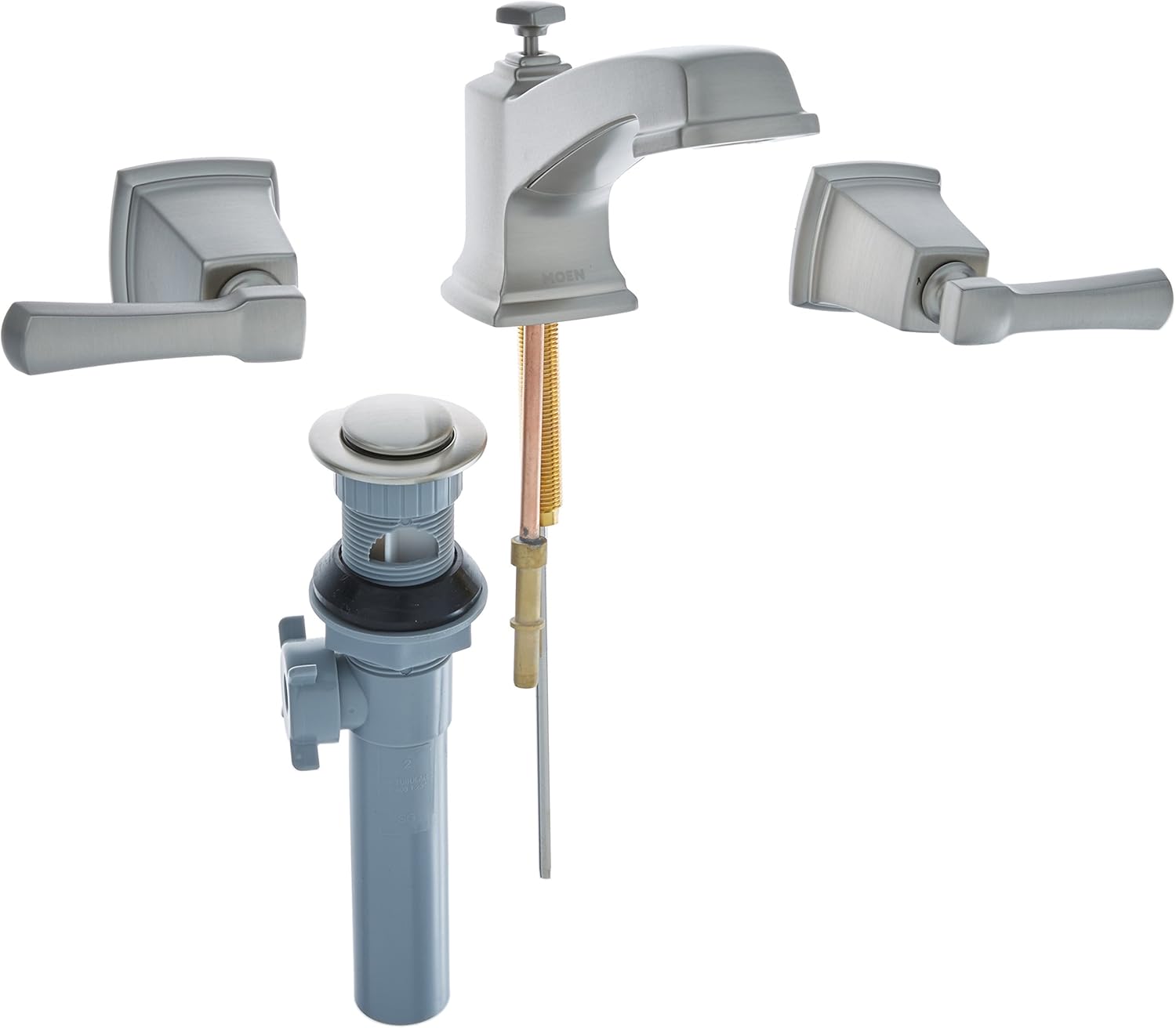 Moen 84820srn Double Handle Widespread Bathroom Faucet From The