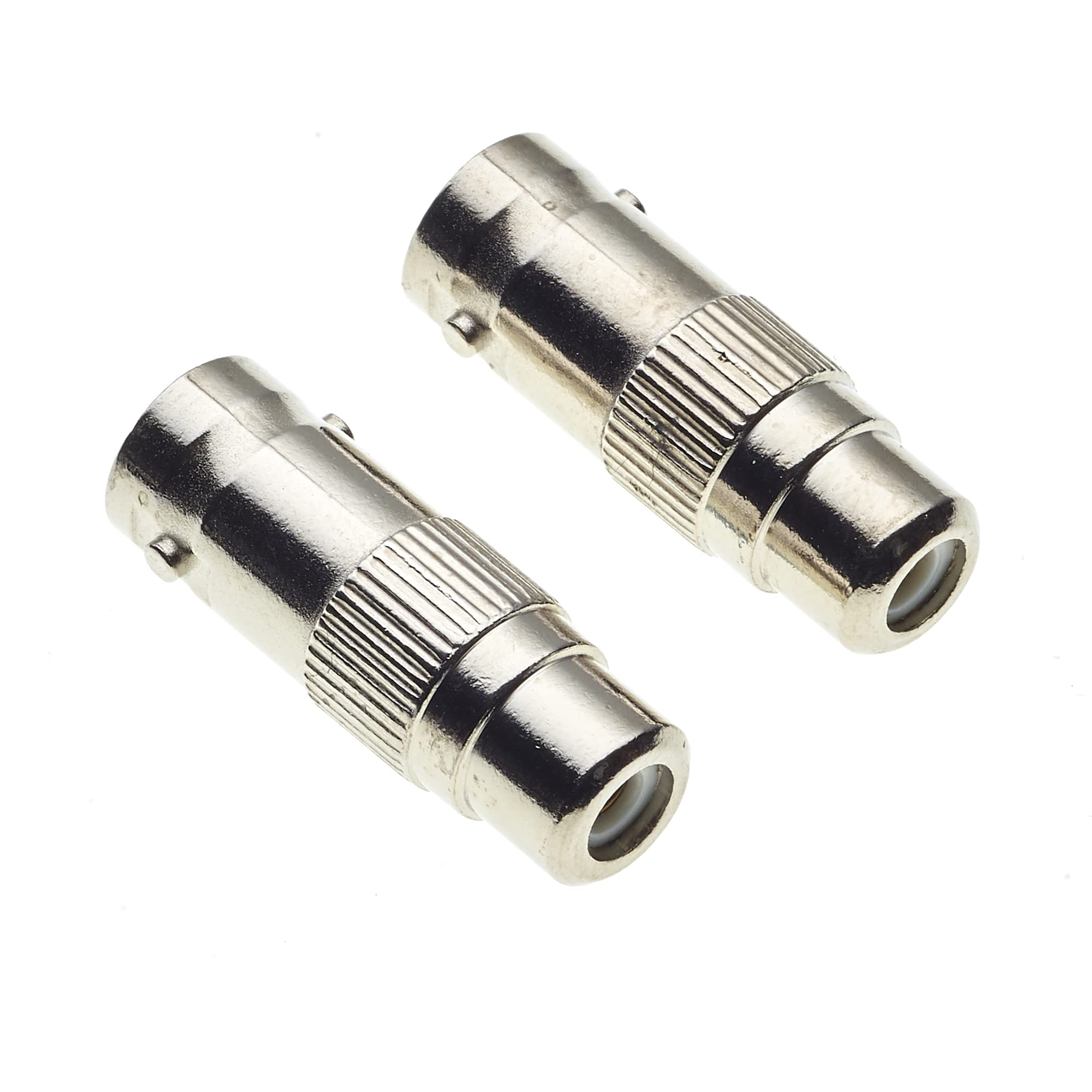 BNC To Phono Coupler - Female Socket Adaptor, RCA To BNC Joiner, Pack Of 2