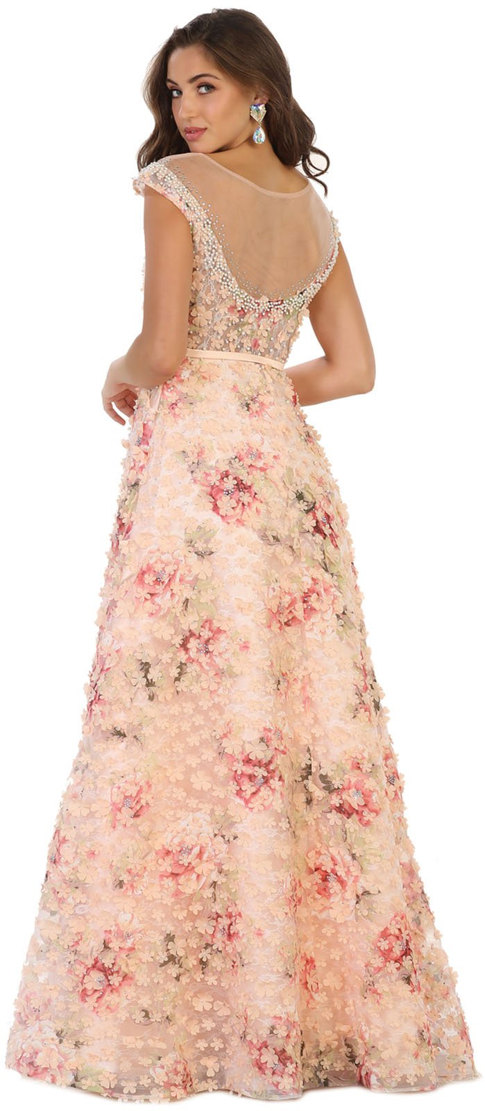 Royal Queen RQ7554 Floral Designer Special Occasion Evening Dress
