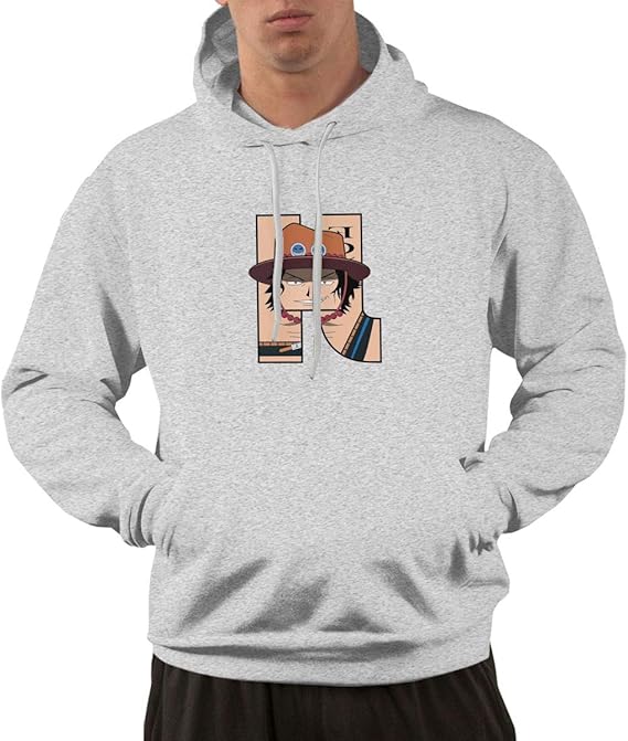 Amazon Co Jp One Piece ワンピース エース Logo パーカー メンズ 秋服 長袖 メンズ パーカー プルオーバー 長袖 おしゃれスウェットシャツ フード付き プルオーバー 秋冬 暖かい スウェットシャツ カジュアル 春秋冬 服 ファッション小物