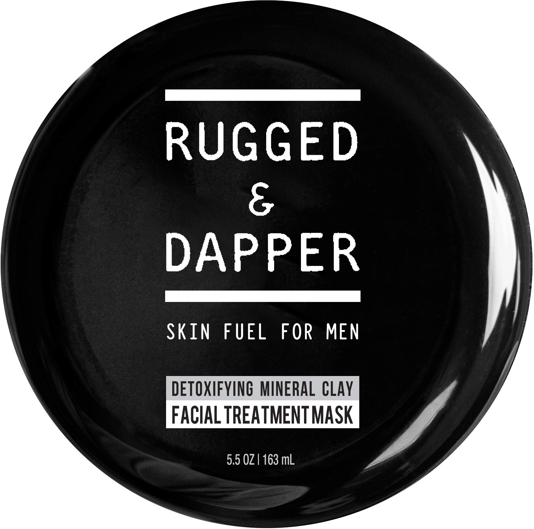 RUGGED & DAPPER Detox Mineral Clay Facial Mask Natural Acne & Age Defense Treatment for Men 5