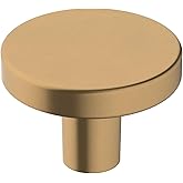 Amerock | Cabinet Knob | Champagne Bronze | 1-3/8 inch (35 mm) Diameter | Versa | 1 Pack | Drawer Knob | Cabinet Hardware
