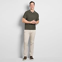 Van Heusen Men's Short Sleeve Temp Control Polo