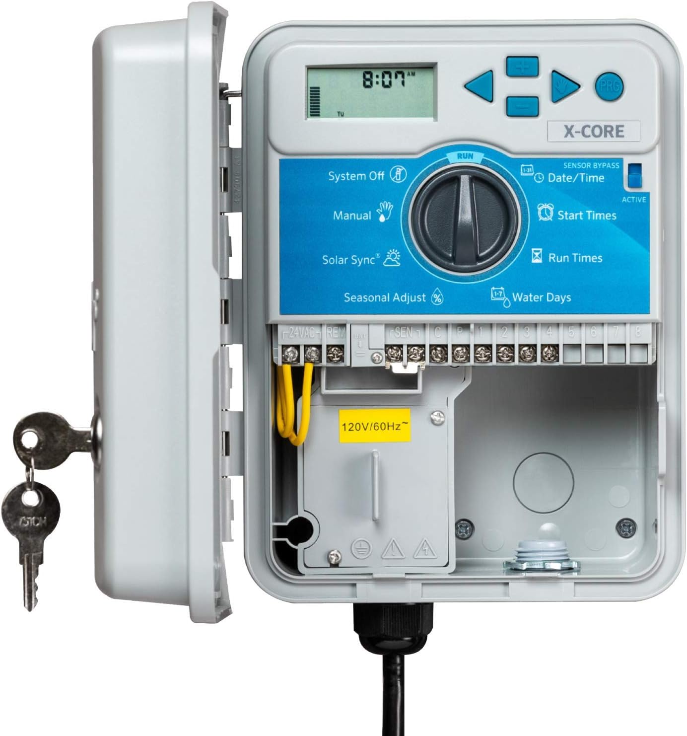 Hunter Sprinkler XC400 X-Core 4-Station Outdoor Irrigation Controller, Small : Watering Timers : Garden & Outdoor