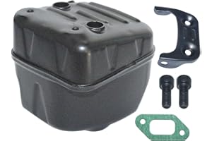 AUMEL Muffler w/Bracket Bolts Gasket Kit Fit Husqvarna 357XP 357 Chainsaw