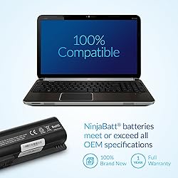 NinjaBatt Battery for HP 484170-001 DV4 G71 CQ60