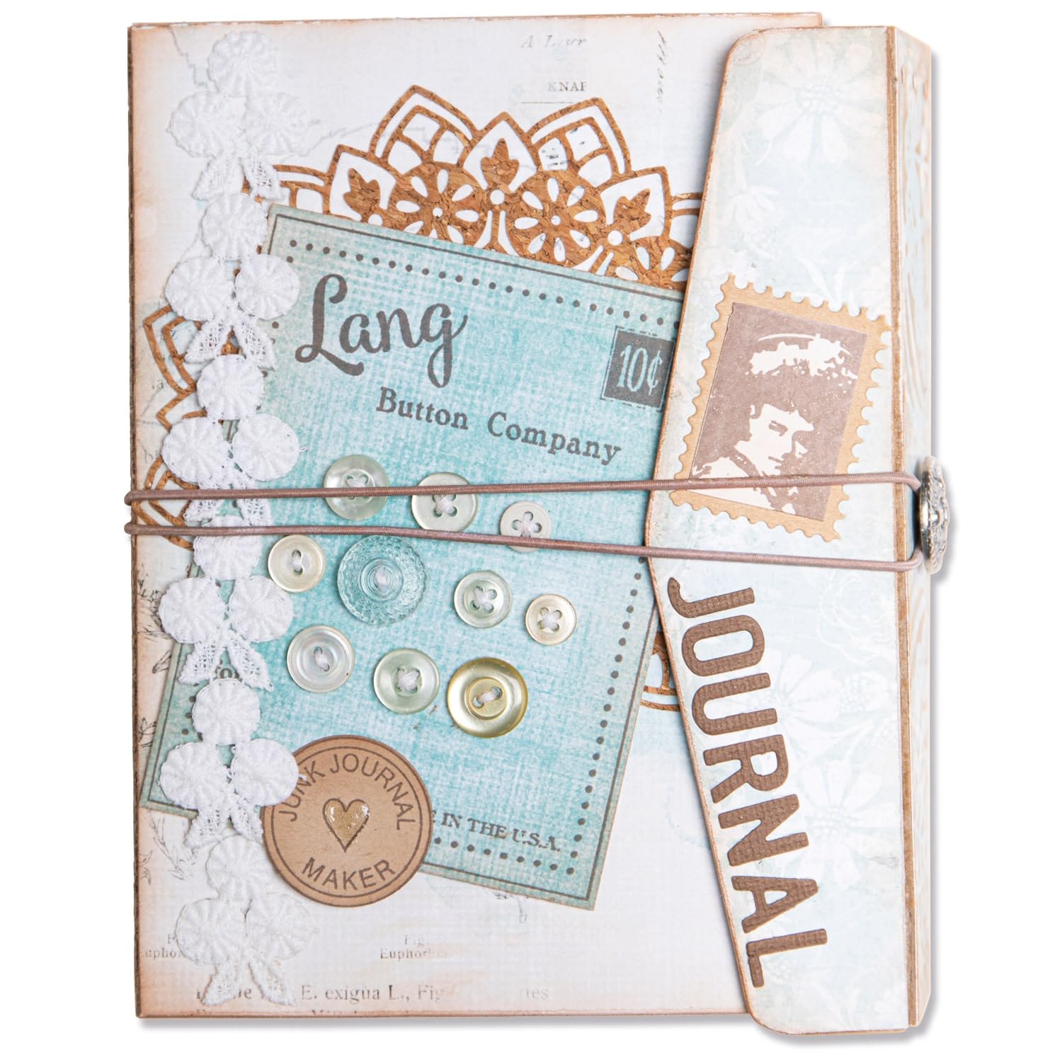 Sizzix ScoreBoards Plus Die Frame Pocket Journal by Eileen Hull | 666152 | Steel-Rule Cutting Die for Cardmaking, Scrapbooking, Papercraft and More