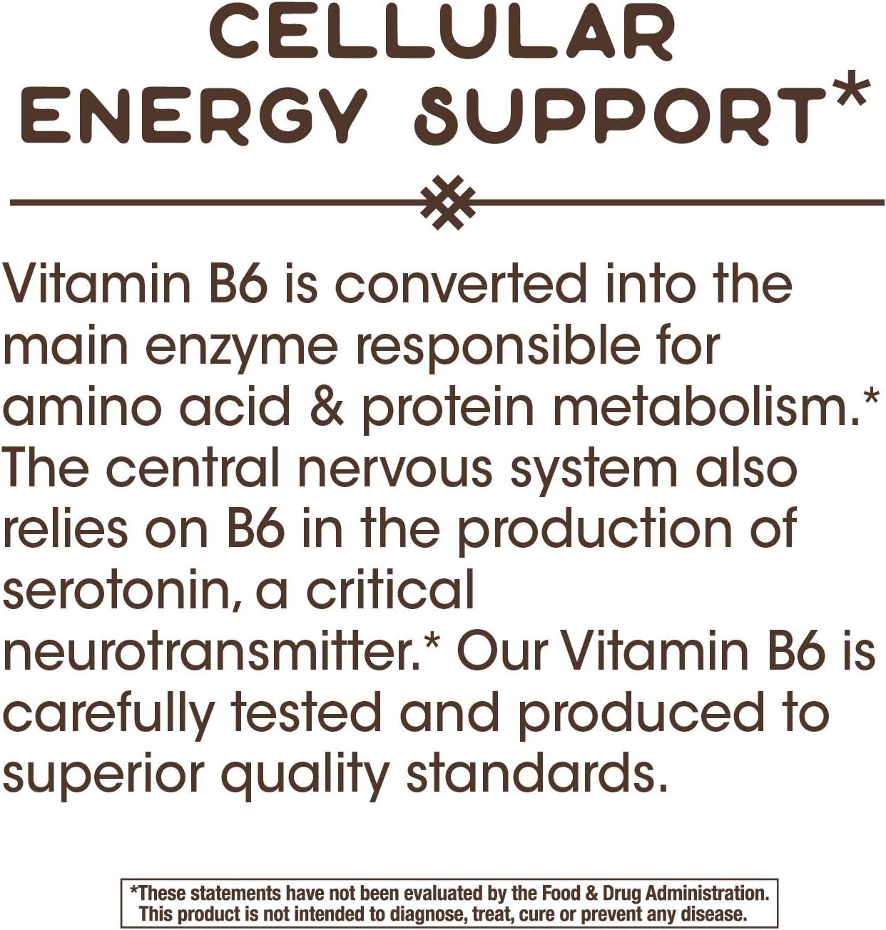 Nature's Way Vitamin B-6, 50 mg per serving: Health & Personal Care