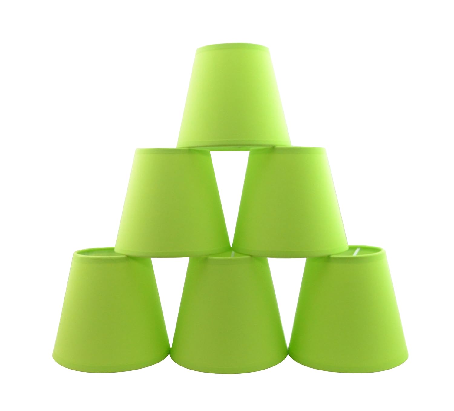 Doooitlight Set of 6 Clip LampShades for Candle Crystal Chandelier