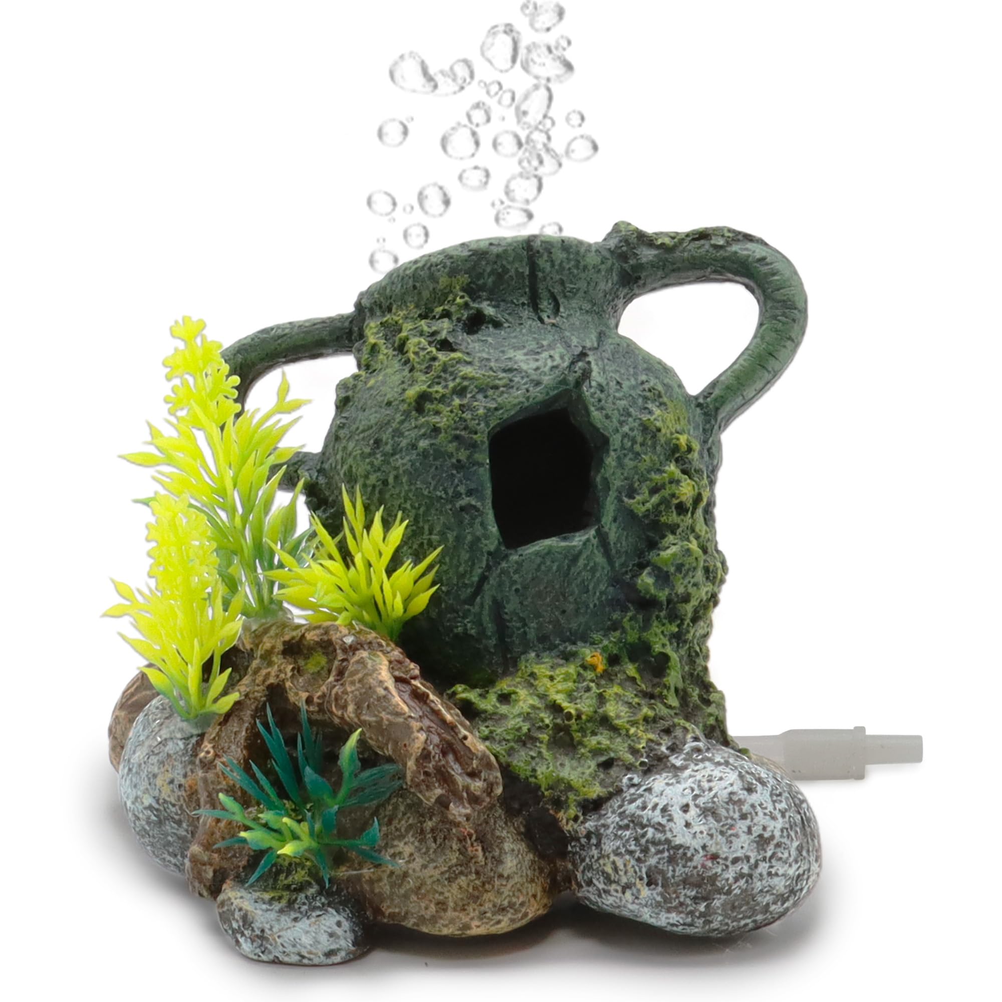 wave Amphora With Porous, Black