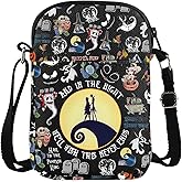 ZJXHPO Halloween Cross Body Bag Horror Night Messenger Bag Halloween Party Gift (Never End CB)
