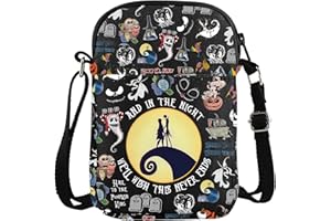 ZJXHPO Halloween Cross Body Bag Horror Night Messenger Bag Halloween Party Gift (Never End CB)