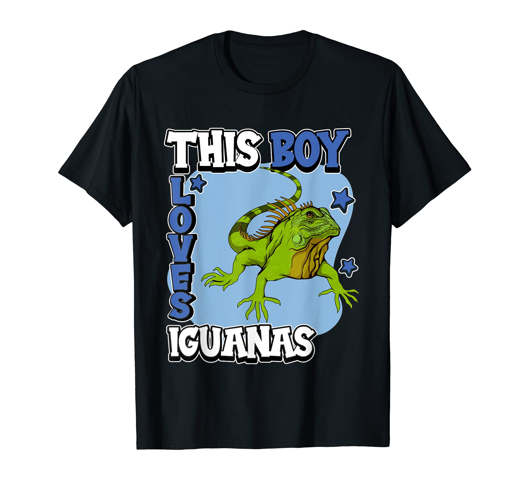 Kids Iguana Quote Reptile This Boy Loves Iguanas T-Shirt