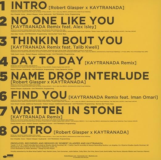 Glasper Robert Experiment Robert Glasper Kaytranada The Artscience Remixes Shm Amazon Com Music