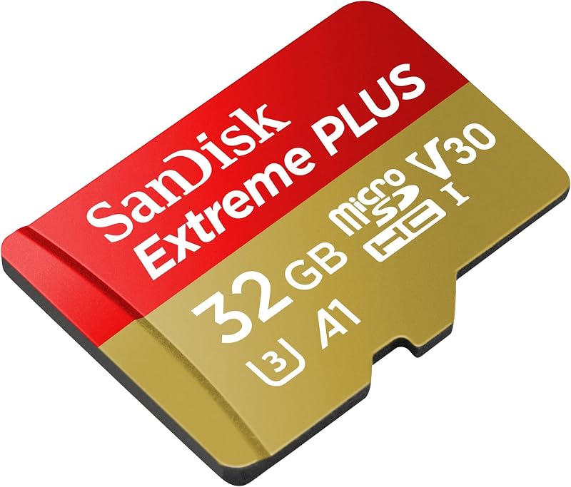 SanDisk Extreme Plus 32GB MicroSDHC Card UHS-I U3 V30 A1 SD Adapter