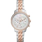 Fossil Women's Neutra Quartz Stainless Steel Chronograph Watch