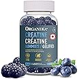Organika Canadian-Made Creatine Gummies- Micronized Creatine Monohydrate - Helps Build Lean Muscle, Increase Strength, and Im