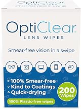Opticlear Lens Wipes 200 Count - Smear-Free, Quick Drying Anti-Fog Safe Coatings view 1
