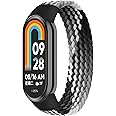 LEIXIUER Braided Solo Loop Band for Xiaomi Smart Band 9 8 Strap Women Men,Soft Elastic Nylon Replacement Wristband for Xiaomi Mi Strap 9/8