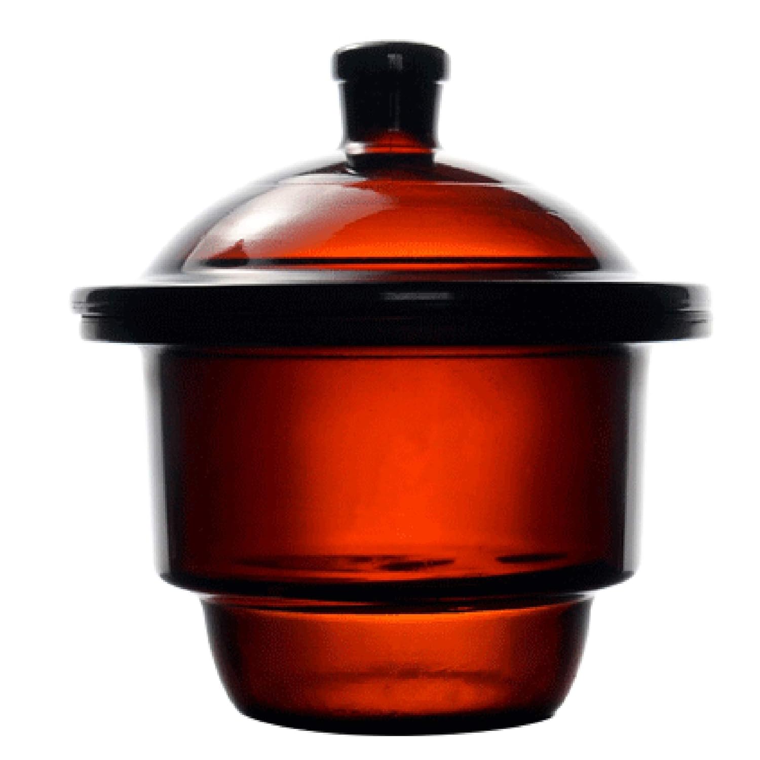 KimLab 150mm / 6" Amber Glass Desiccator Jar, Lab